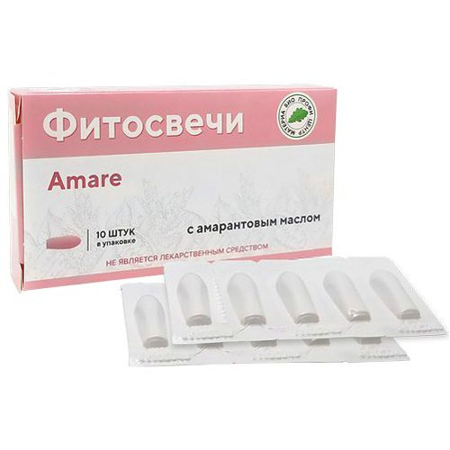 Свечи Амарантовые/Amare/, 10 шт/уп, блистер купить на OZON по низкой ...