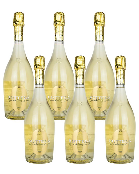 Безалкогольное Игристое Вино Bottega Зеро Уайт Спарклинг Лайф 0,75л ...