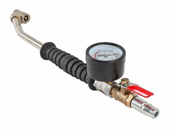 Манометр для шин с краном двухсторонней подкачкой арт. 33039 купить по ...