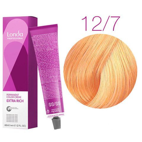 LONDA COLOR Стойкая крем-краска 12/7 Специальный блонд коричневый, 60 ...