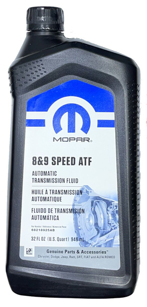 Трансмиссионное масло Mopar ZF 8 & 9 SPEED ATF (946 мл) - купить по ...