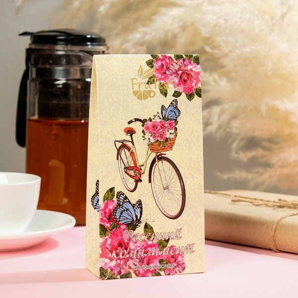 Чай черный листовой FruTea Весенний комплимент, 50 г - купить с ...