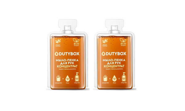 Dutybox Мыло-пенка для рук "Hands", концентрат, чабрец, 50 мл, 2 штуки ...