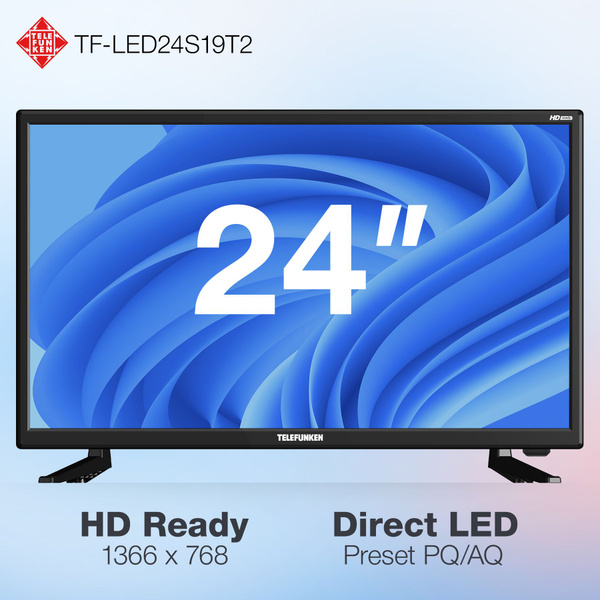 Купить телевизор Telefunken TF-LED24S19T2_1280×720 HD 23.6" - купить с ...