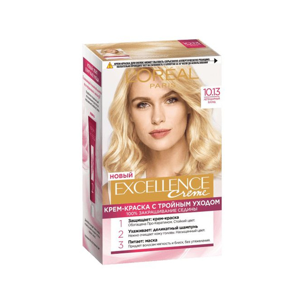 Краска для волос Loreal Paris Excellence оттенок 10.13 легендарный ...