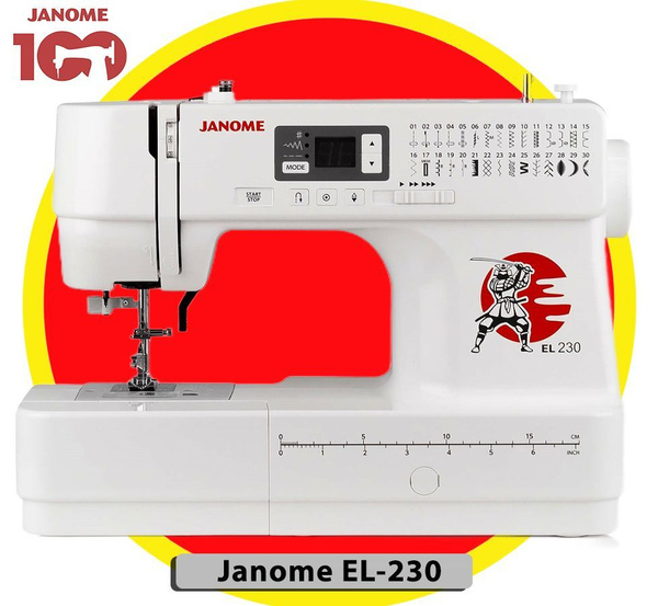 Швейная машина Janome EL 230 электронная / ЖК-дисплей / для дома ...