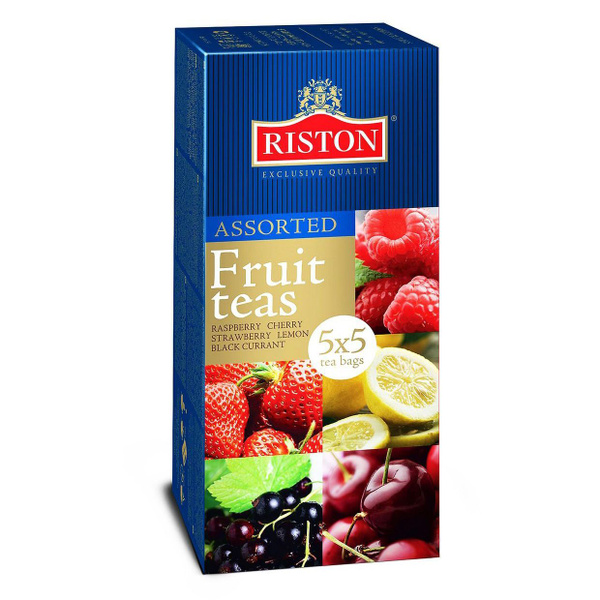Riston Чай черный Assorted Fruit Teas, 25 пакетиков по 2 г/ - купить с ...