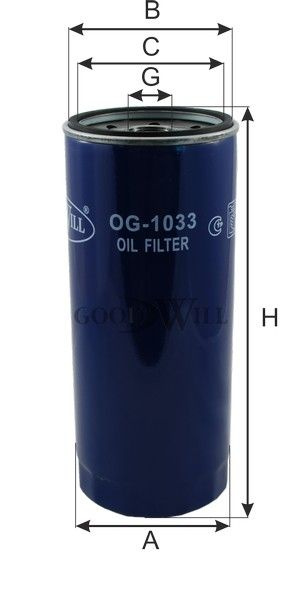 Фильтр масляный Goodwill OG 1033 - купить по выгодным ценам в интернет ...