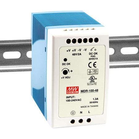 MEAN WELL Блок питания компьютера Блок питания MDR-100-48, - купить с ...