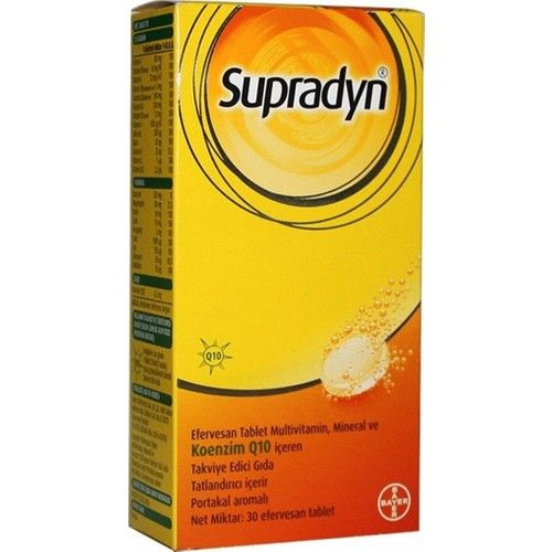 супрадин коэнзим q10 30 шипучих таблеток supradyne koenzim q10 - купить ...