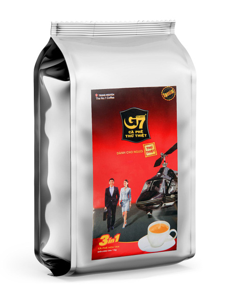 Кофе растворимый Trung Nguyen G7 3 в 1 большая упаковка (King size), 1 ...