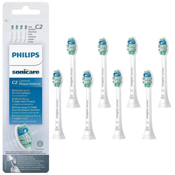 Насадки для электрической зубной щетки Philips Sonicare C2 Optimal ...