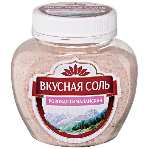 Вкусная соль Розовая гималайская 400г - купить с доставкой по выгодным ...