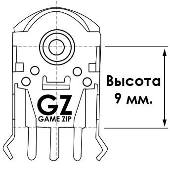 Энкодер для мыши TTC Sliver 9mm - купить с доставкой по выгодным ценам ...