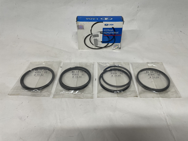 Кольца поршневые ВАЗ, диаметр 79,8 (2-ой ремонтный размер) для ВАЗ 2101 ...