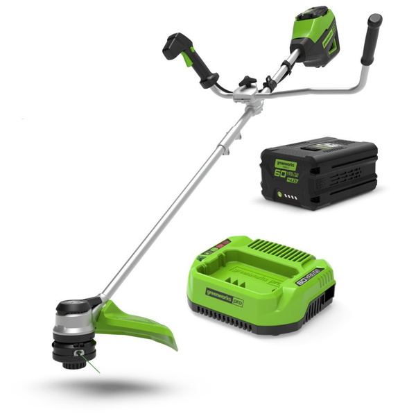 Триммер аккумуляторный Greenworks Арт. 2108407UB, 60V, 40 см ...