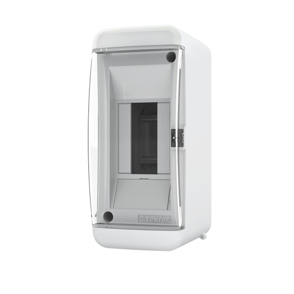 Tekfor: Щиток навесной 2 мод. IP41, полностью прозрачная дверца (типа ...