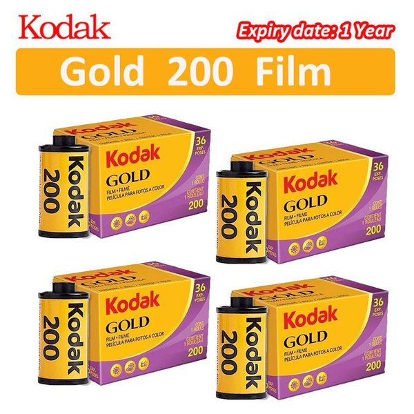 Фотопленка Kodak Gold 200 ISO 200, 35 мм 135/36 (36 кадров) 4 шт ...