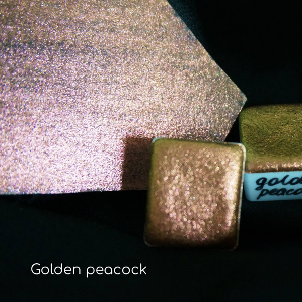 Акварель Tintura блестящая хамелеон Золотистый пвлин - Golden peacock ...