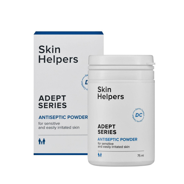 Антисептическая пудра Skin Helpers Adept Series GLORIA, 75 мл - купить ...