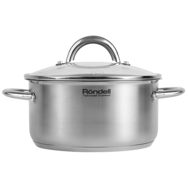 Кастрюля Rondell, Нержавеющая сталь, 2,8 л - купить по выгодной цене в ...