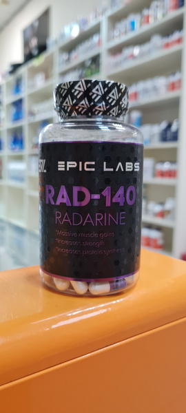 Epic Labs RAD-140 RADARINE 60 caps, Эпик лабс Радарин Рад-140 по 8 мг ...