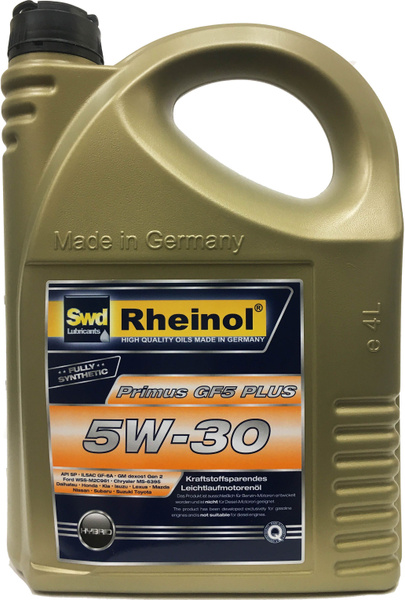 Моторное масло SWD Rheinol 5W-30 Синтетическое - купить в интернет ...