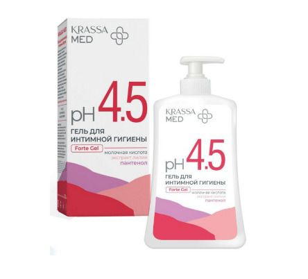 КРАССА Мед гель для интимной гигиены Форте 4,5ph 250 мл - купить с ...
