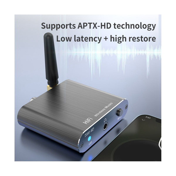Беспроводной приемник Bluetooth 5.2 CSR Hi Fi стерео аудиоадаптер ...