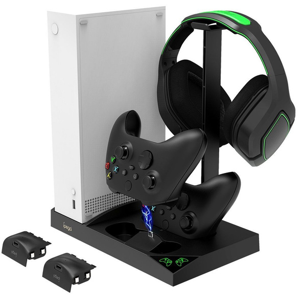 Многофункциональная подставка для Xbox Series S + 2 аккумулятора 1400 ...
