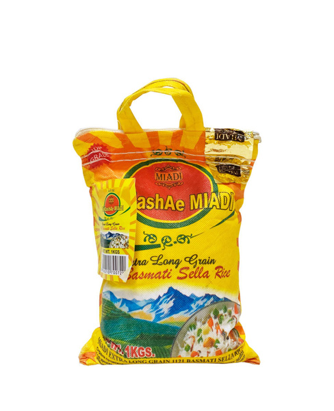 Tamashae Мiadi, Рис Басмати Sella 1121 пропаренный очень длинный, Индия ...