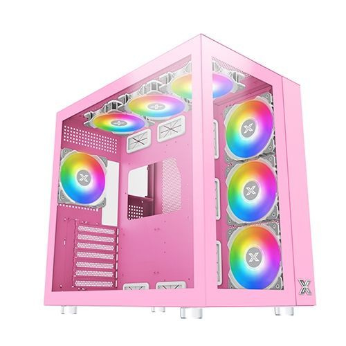Xigmatek Компьютерный корпус Корпус Aquarius Pro Queen, розовый ...