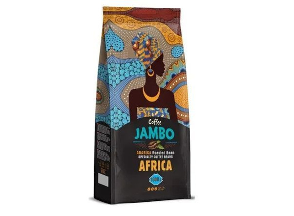 Кофе жареный Jambo в зернах, 1000 г JAMBO - купить с доставкой по ...