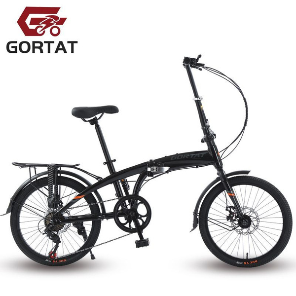 Горный велосипед GORTAT складной, 20 дюймов, рама из алюминиевого ...