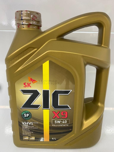Масло моторное ZIC 5W-40 Синтетическое - купить в интернет-магазине ...