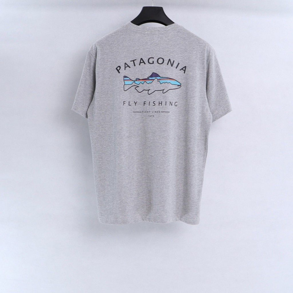Футболка Patagonia, размер 42, цвет серый, 95% - купить по выгодной ...