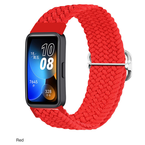 Плетёный ремешок из эластичной ткани для фитнес браслета Huawei Band 8 ...