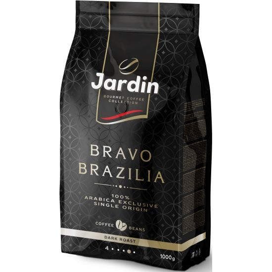 Jardin Кофе в зернах Bravo Brazilia, 1 кг - купить с доставкой по ...