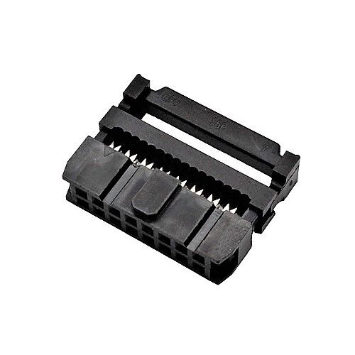 Розетка DS1016-16MA2BB 5 шт. на плоский кабель с фиксатором кабеля ...