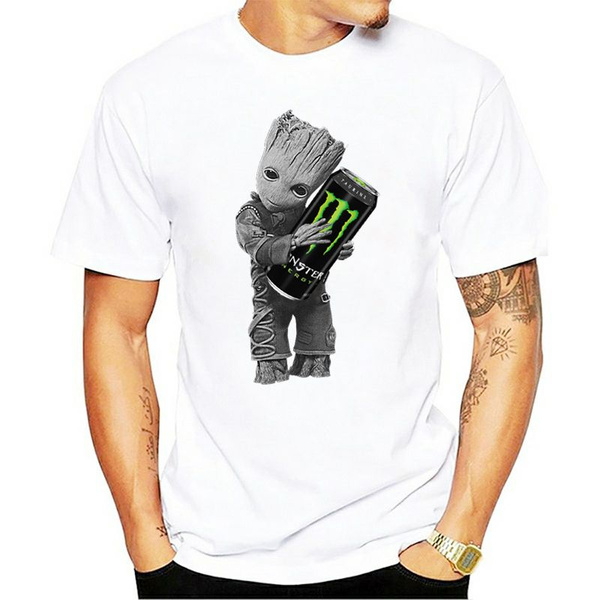 Футболка Monster Energy, размер 46, цвет белый, 100%Хлопок - купить по ...