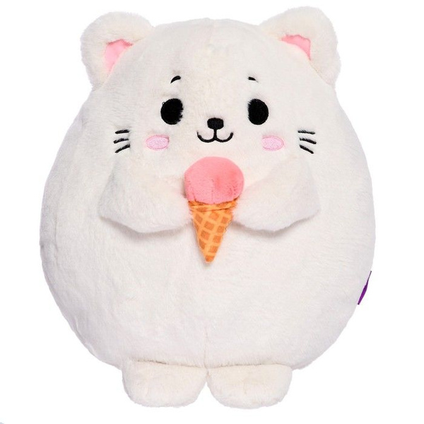 Мягкая игрушка MAXITOYS Котик с мороженым , 35 см - купить с доставкой ...