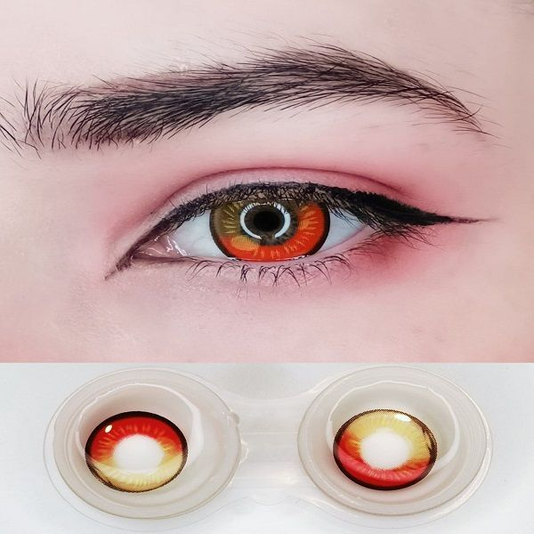 Контактные линзы красные Color coscon red -4.50 - купить с доставкой по ...