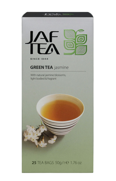 Чай JAF TEA "Jasmine" зеленый с жасмином, 25 пак. - купить с доставкой ...