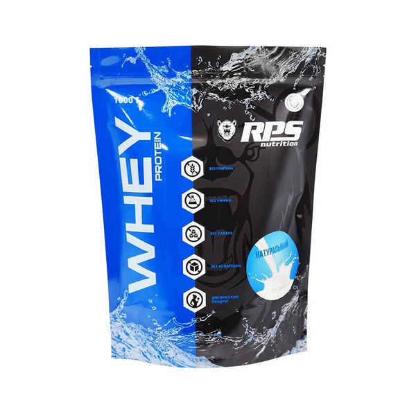 Сывороточный протеин 1000Г пакет, WHEY PROTEIN RPS NUTRITION Вкус ...