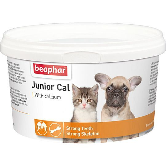 Минеральная смесь для котят и щенков Beaphar Junior Cal 200г купить на ...
