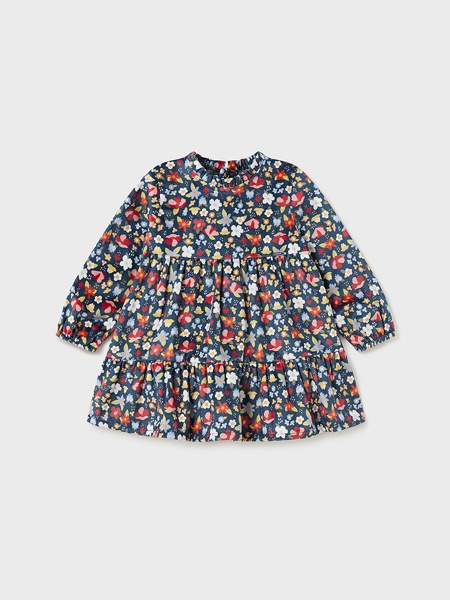 Платье для девочки Mayoral, цвет: темно-синий. 2985_47. Размер 18 мес ...