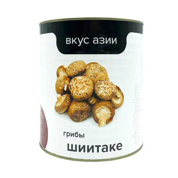 Грибы Шиитаке консервированные "Вкус Азии", 2,84 кг, Китай - купить с ...