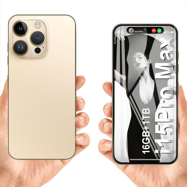 Смартфон Phone15 pro max смартфоны 4G,7.3-дюймовый Google App Store*956 ...