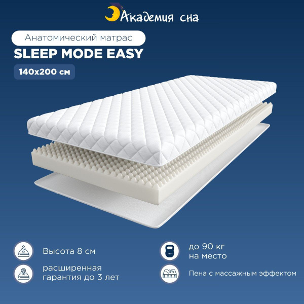 Матрас Академия сна Sleep Mode Easy / SON-ON Flex / Слип Мод / ASKONA ...