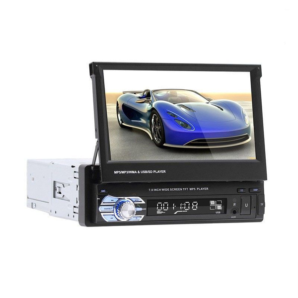Автомагнитола 1DIN / выдвижным сенсорным экраном 7 дюймов /CC960/Ручной ...
